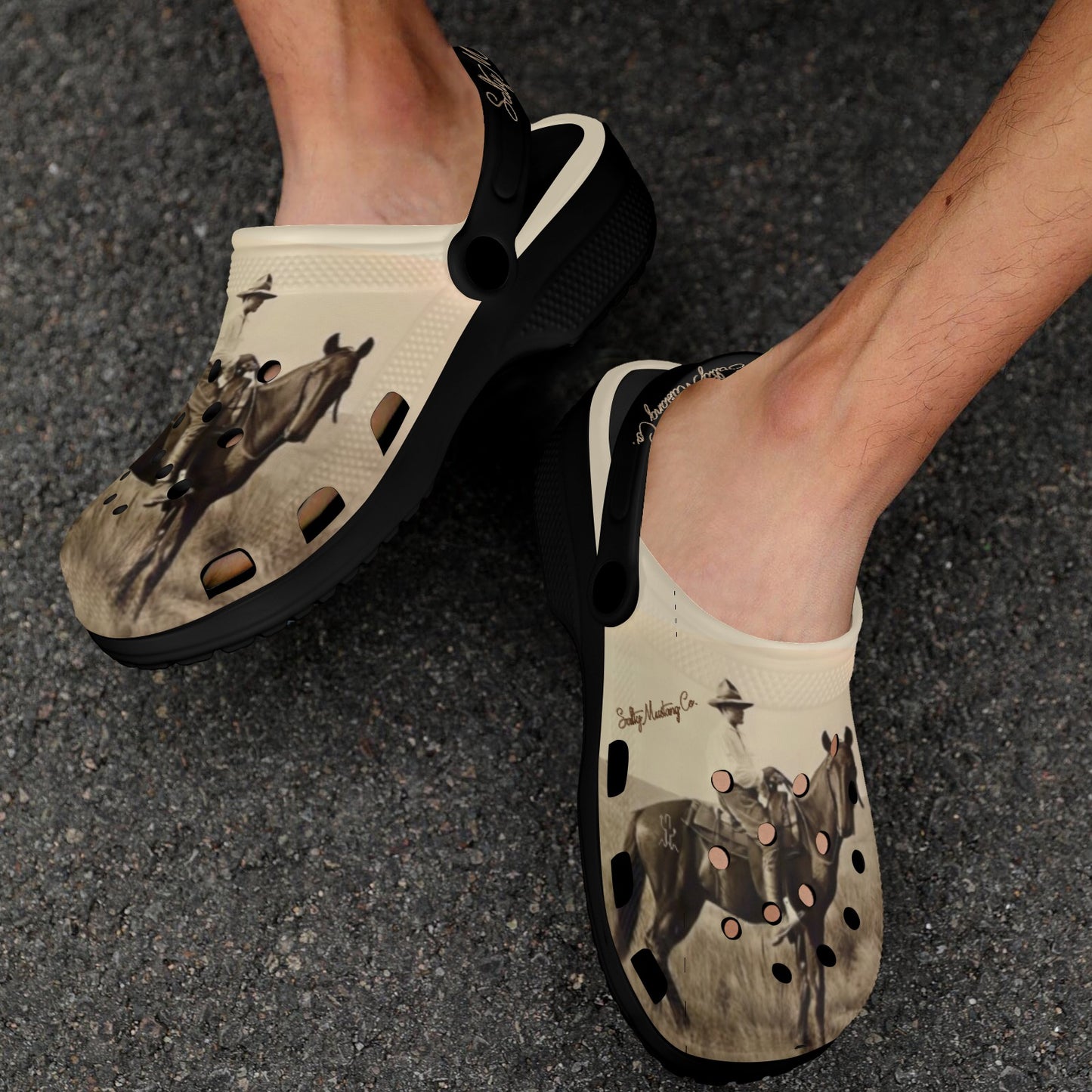 Ridin' The Range Cowboy Clogs