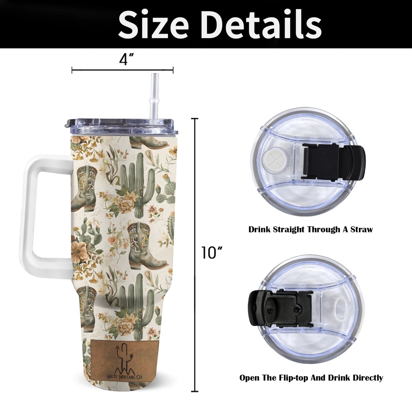 Pecos County 40 oz Tumbler