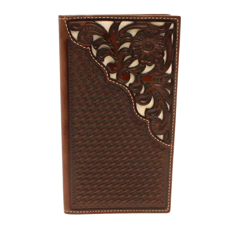 Nocona Basketweave with Ivory Inlay - Men's Rodeo Wallet