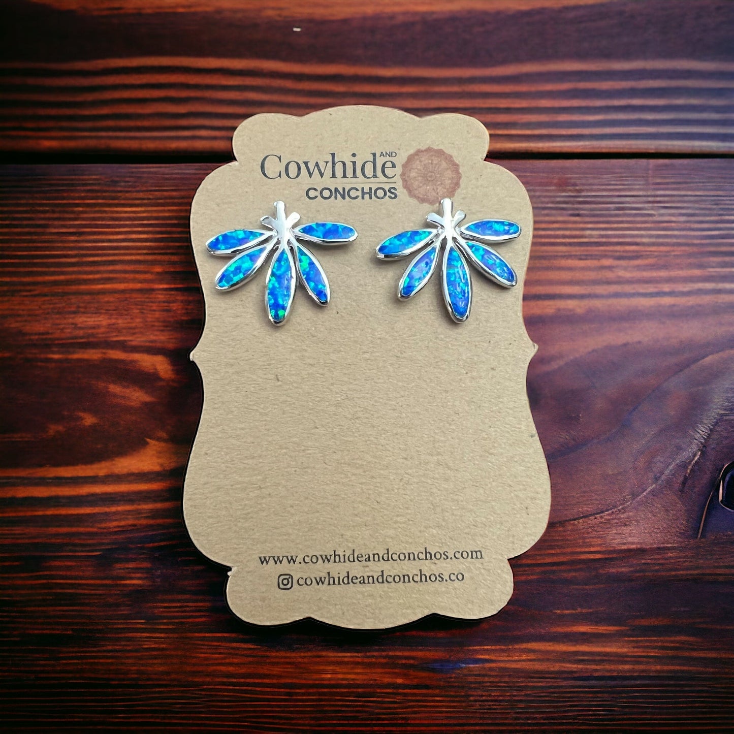 Opalite & Sterling Silver Post Earrings — Refined Western Daily Statement