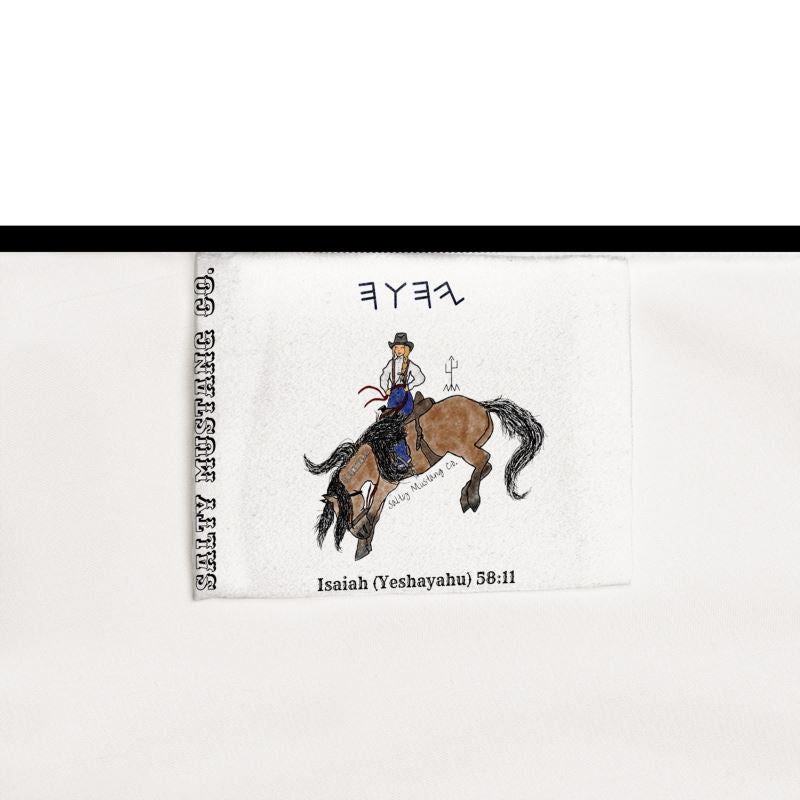 Cowboy Gear Wrap Dress Black