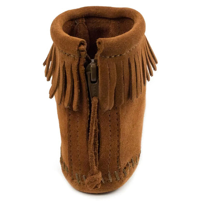 Minnetonka Back Zipper Softsole Boot - Womens Boots