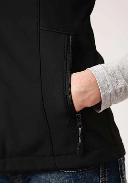 Roper Softshell Vest with Fleece Lining (Black) - Women's Vest