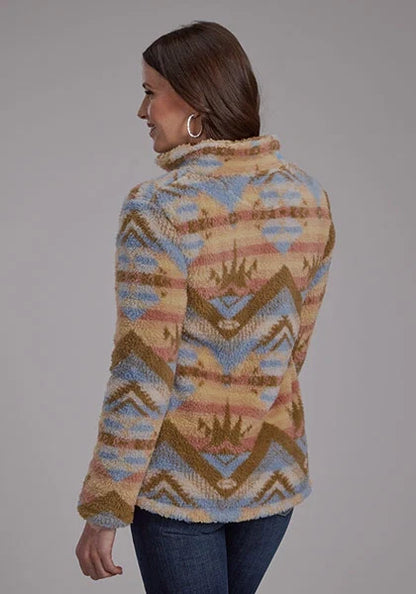 Roper 2260 Aztec (Brown) - Women's Fleece Pullover
