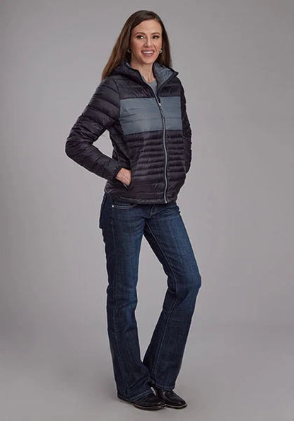 Roper 2165 Parachute (Black/Grey) - Women's Nylon Jacket