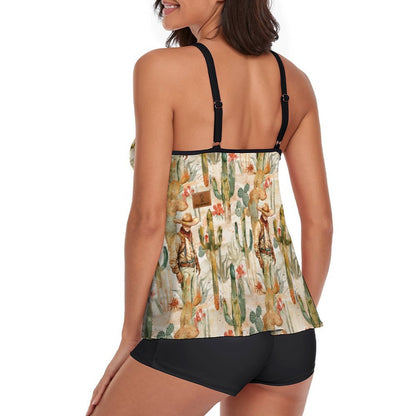 Desert Hand Tank Top Two-piece Swimsuit