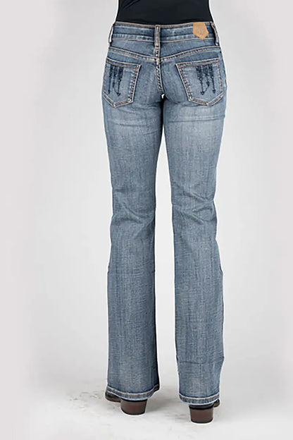 Tin Haul 280 Rosie Fit Embroidered Back  Pocket ( Denim Light Wash ) - Women's Jeans