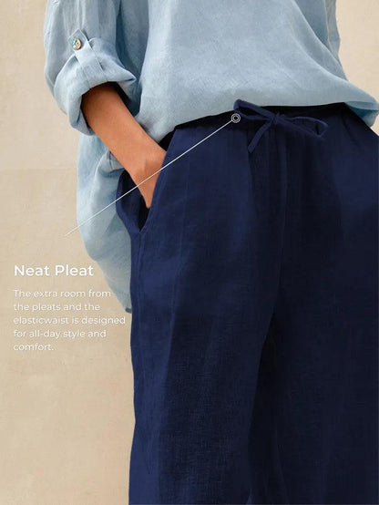 100% Linen Classic Pants LYON