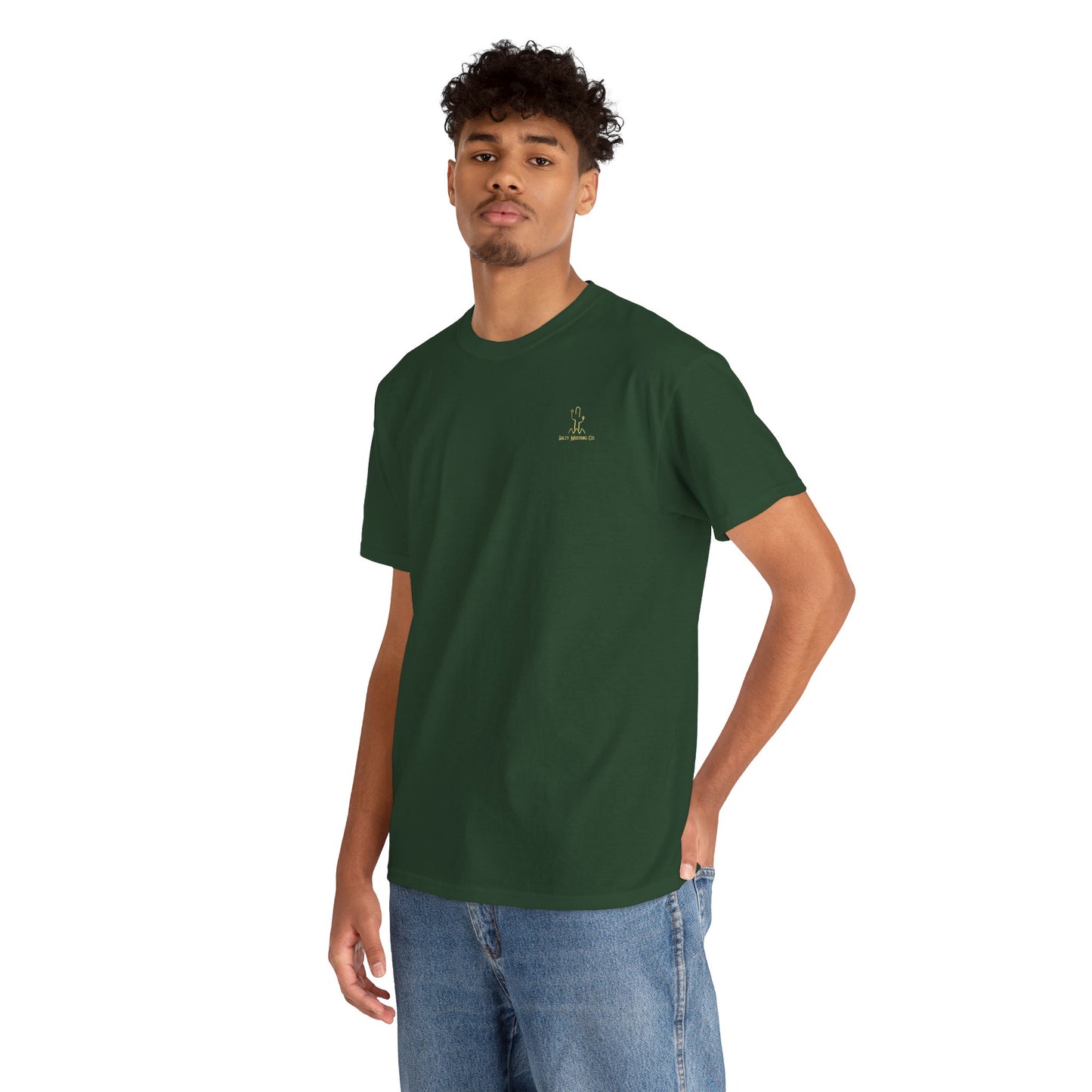 Dublin, Texas Shamrock Bronc Rider Unisex Heavy Cotton Tee