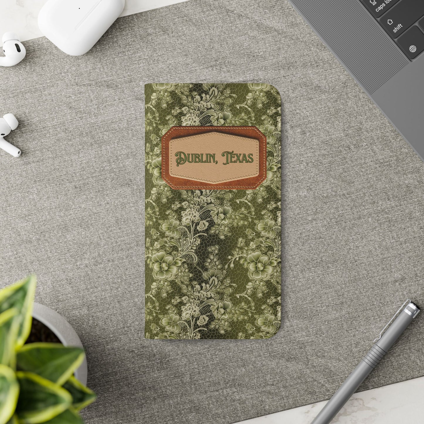 Dublin, Texas Lucky Lace Phone Flip Case Wallet (Samsung & iPhone)