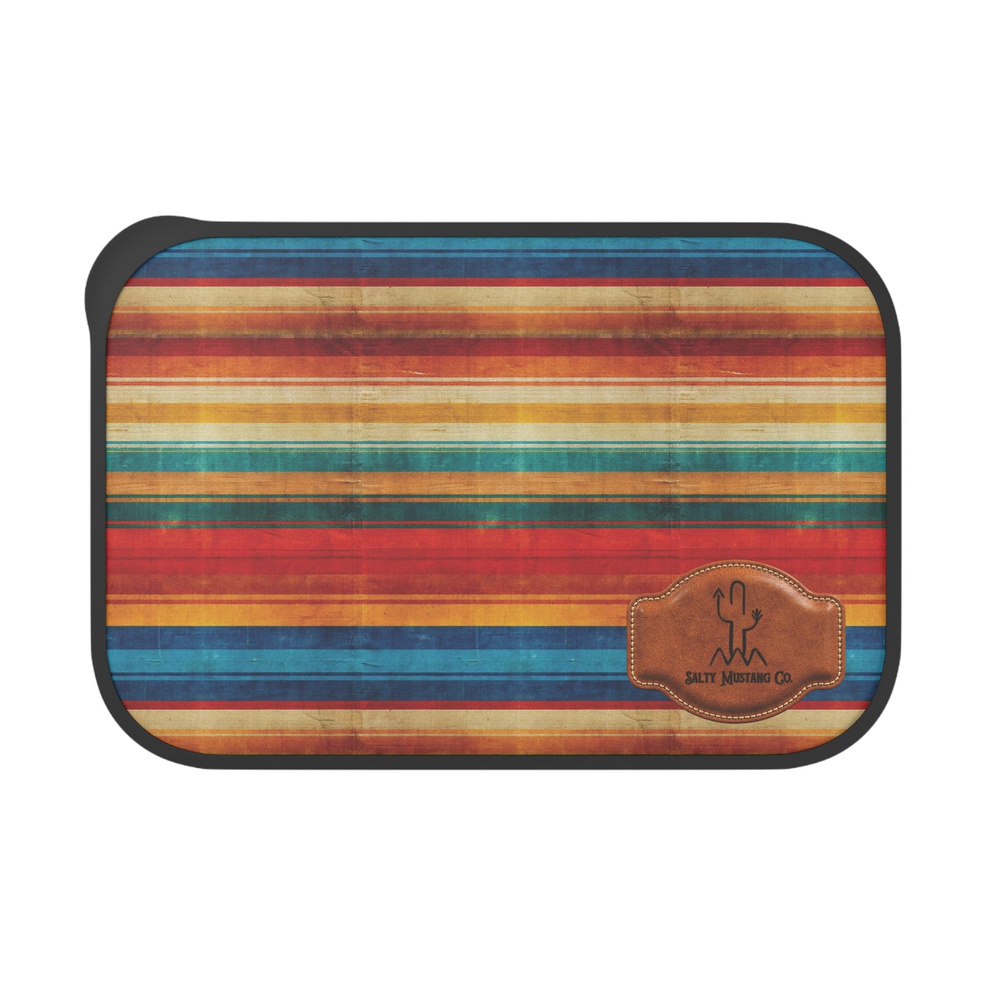 Serape PLA Bento Box with Band and Utensils