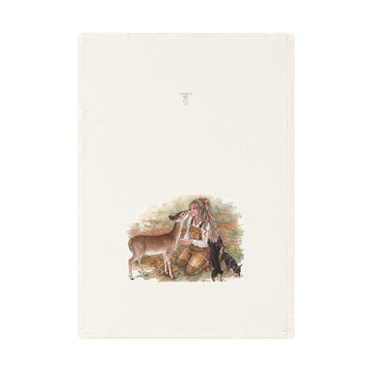 As The Deer Pants For Water Organic Cotton Tea Towel
