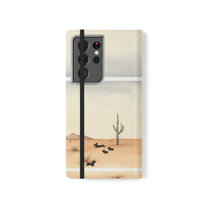 Salty Mustang Co. Lady Puncher Flip Wallet Phone Case (Samsung & iPhone)