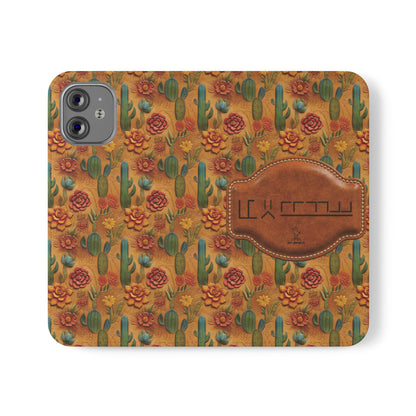 Customizable Mustang Brand Wallet Flip Phone Case (iPhone and Samsung)