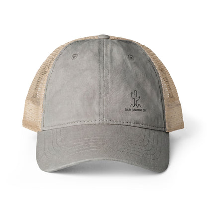 Women's Washed Mesh-Back Cap Embroidered Brand