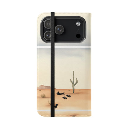 Salty Mustang Co. Lady Puncher Flip Wallet Phone Case (Samsung & iPhone)