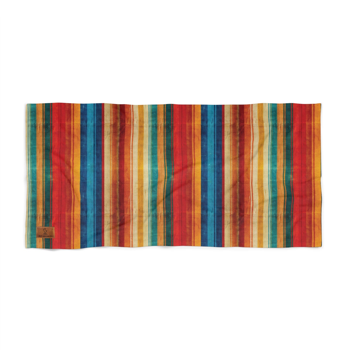 Rustic Serape Beach Towel