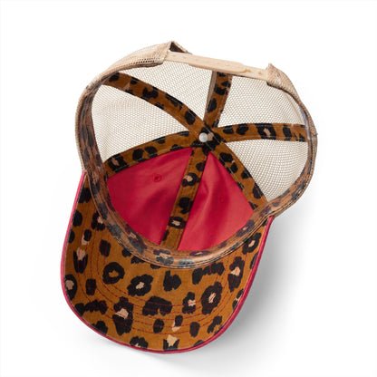 Women's Washed Mesh-Back Cap Embroidered Brand