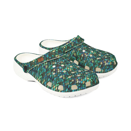 Wake Up Fishy Foam Rubber Salty Clogs
