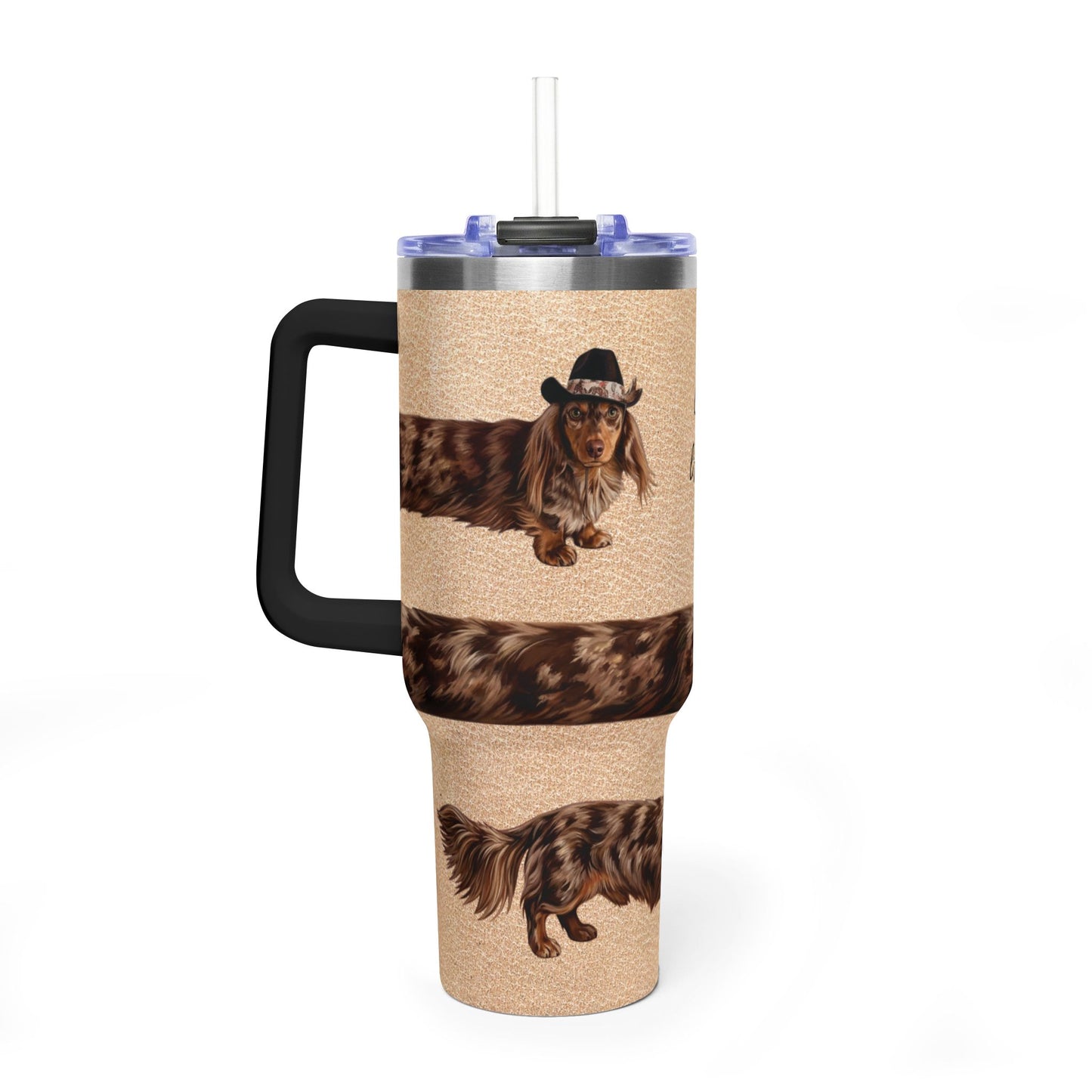 Andouille Wrap Get A-Long Little Doggie Vacuum Thermal Tumbler, 40oz