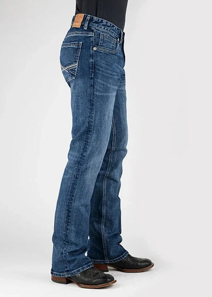 Stetson 1015 Rocker Stretch Fit (Medium Wash) - Men's Jeans