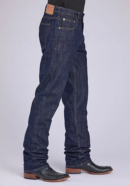 Stetson 1210 Straight Fit (Dark Wash) - Men's Jeans