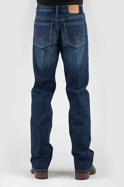 Stetson 1313 Modern Fit Stretch (Dark Wash) - Men's Jeans