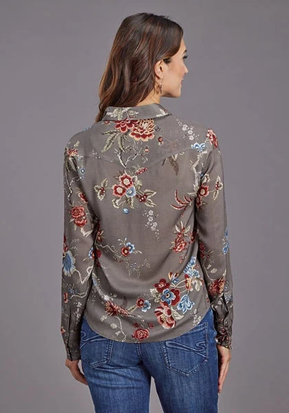 Stetson 2188 Vintage Tapestry (Grey) - Women's Blouse
