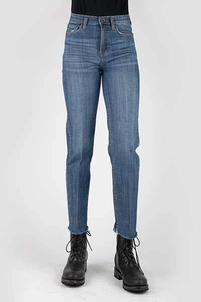 Stetson 915 High Rise Straight Crop (Medium Wash) - Women's Jeans