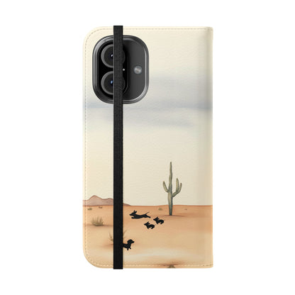 Salty Mustang Co. Lady Puncher Flip Wallet Phone Case (Samsung & iPhone)