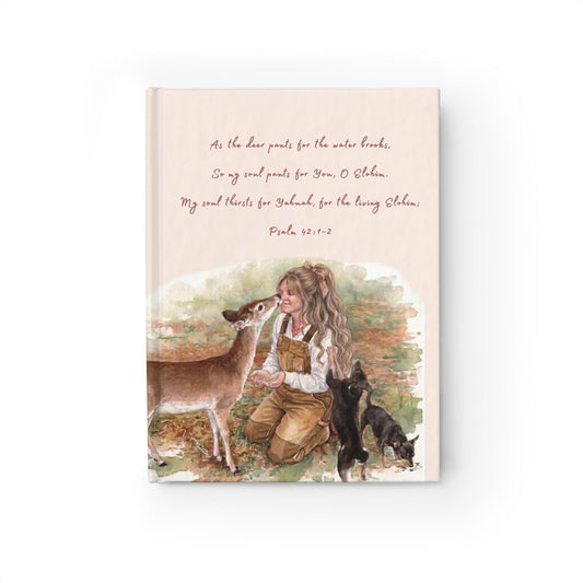 As The Deer Pants For The Water Journal - Ruled Line