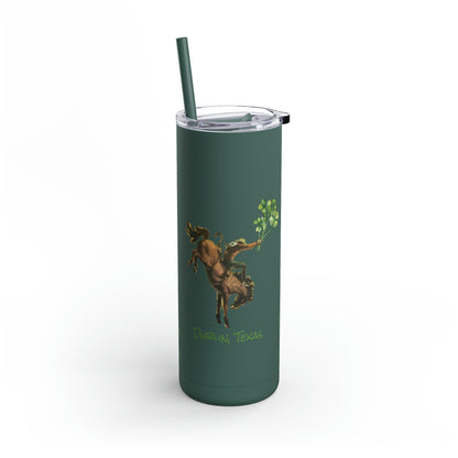 Dublin, Texas Bronc Rider Shamrock Matte Tumbler, 20oz