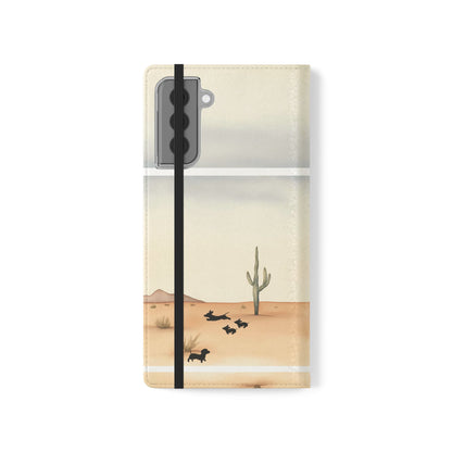 Salty Mustang Co. Lady Puncher Flip Wallet Phone Case (Samsung & iPhone)