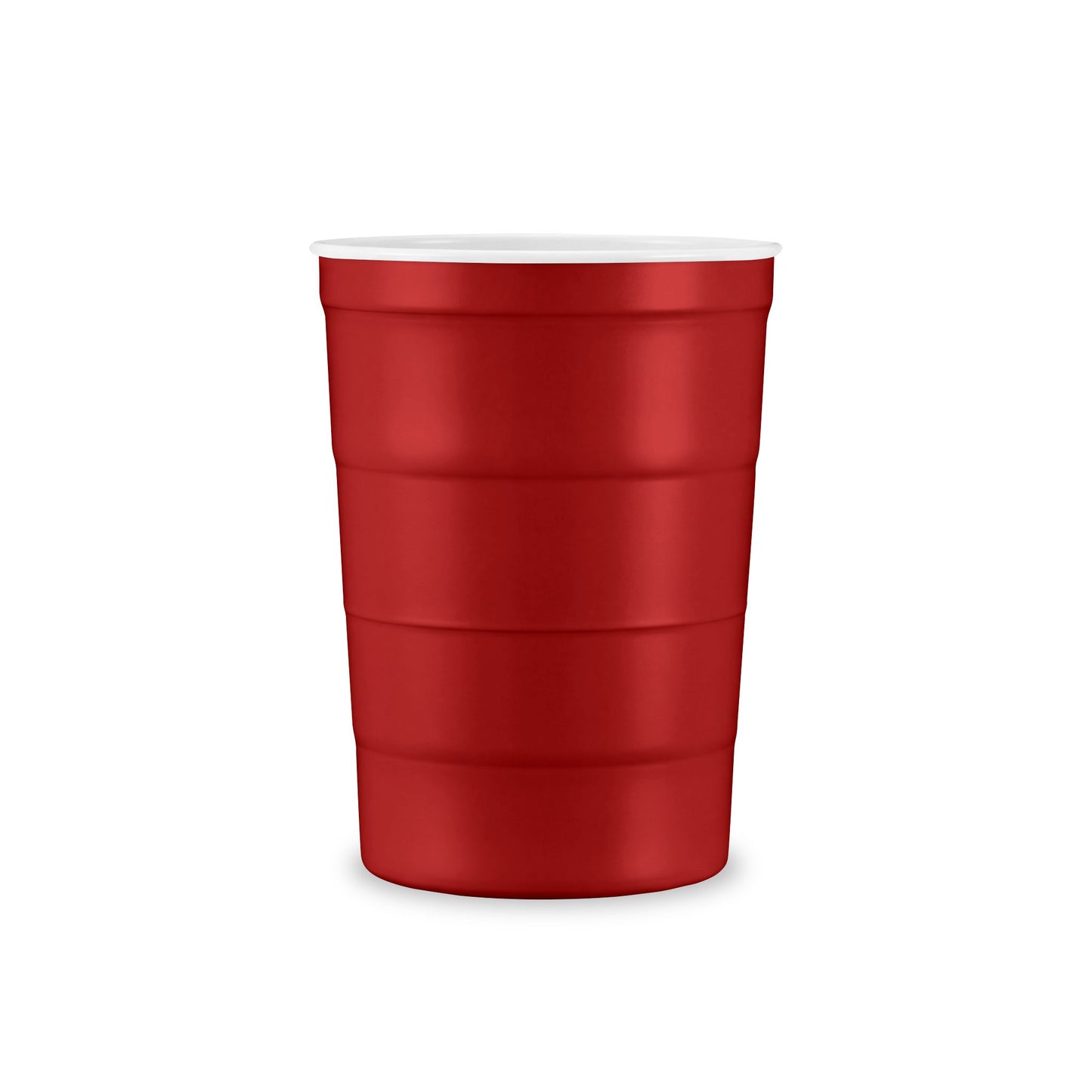Reuseable Red Solo Style Steel Cup With Custom Mustang Brand