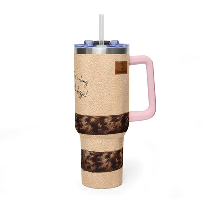 Andouille Wrap Get A-Long Little Doggie Vacuum Thermal Tumbler, 40oz