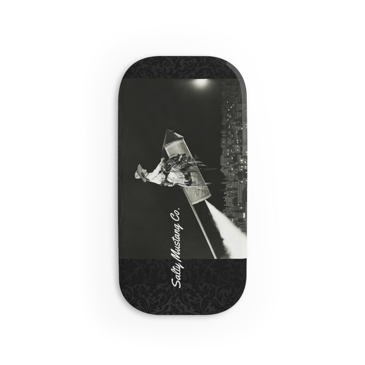 Vintage Cowgirl Rocket Rodeo Phone Click-On Grip