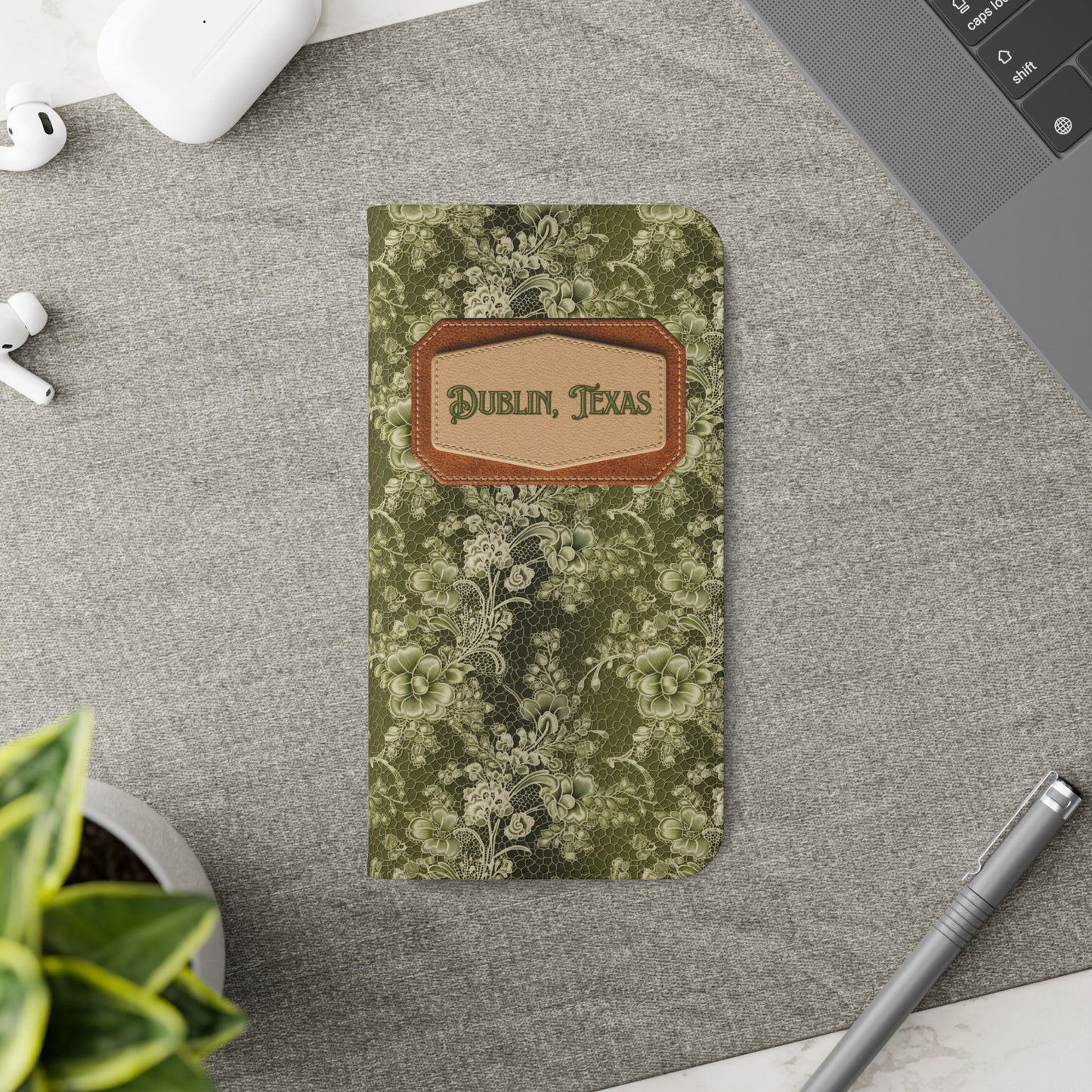 Dublin, Texas Lucky Lace Phone Flip Case Wallet (Samsung & iPhone)