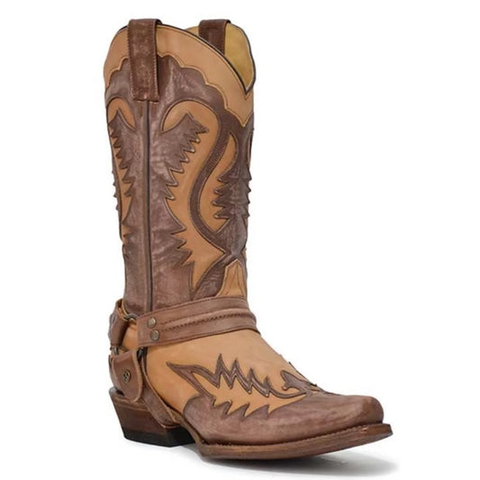 Stetson Outlaw (Tan) - Men's Cowboy Boot