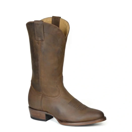 Stetson Crocket (Brown) - Men's Cowboy Boot