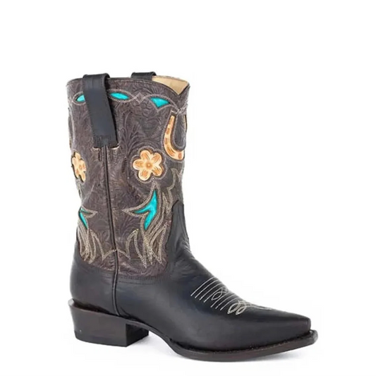 Stetson Willa (Brown) - Women's Leather Cowgirl Boot