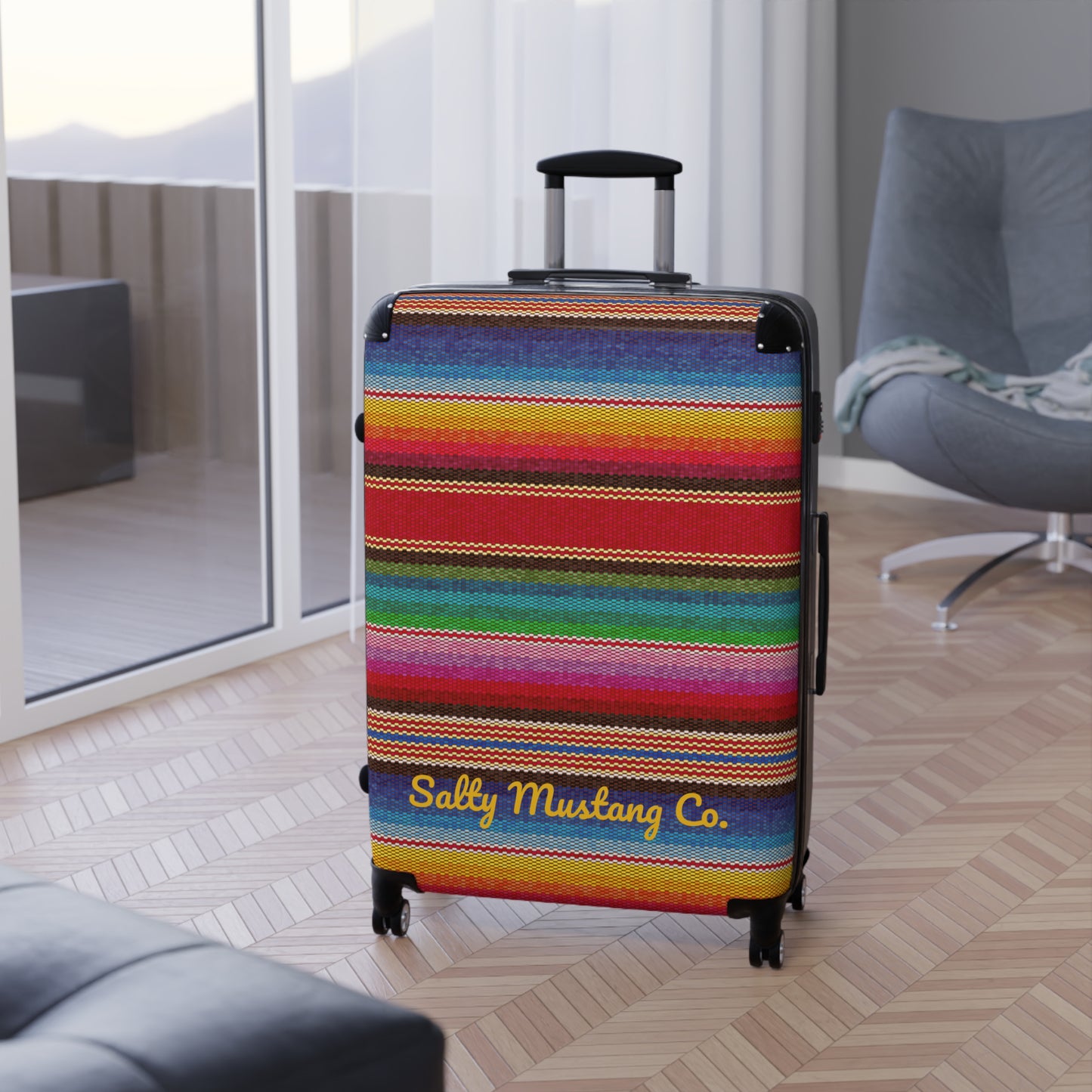 Southwest Trio Pattern Suitcase (3 Pattern Options)