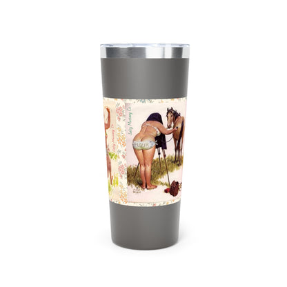 Hilda On The Farm Duane Bryers Copper Vacuum Insulated Tumbler, 22oz