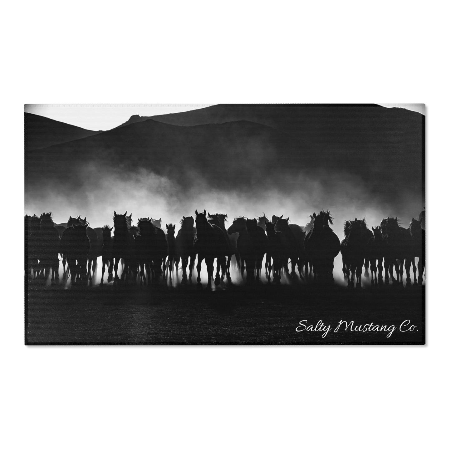 Wild Horses Area Rug