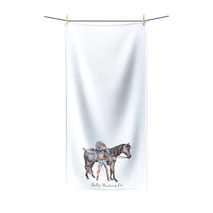 Designer Free Spirit Cowgirl Bath Towel