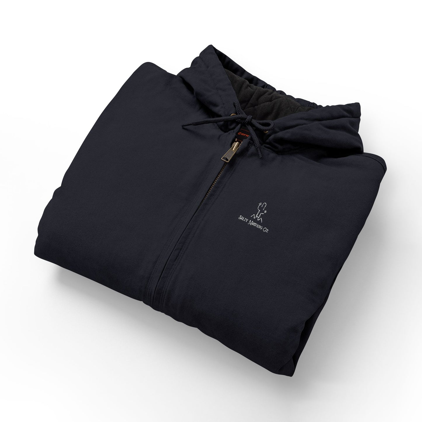 Salty Mustang Co. CornerStone® Men's Duck Cloth Hooded Work Jacket (Embroidery)