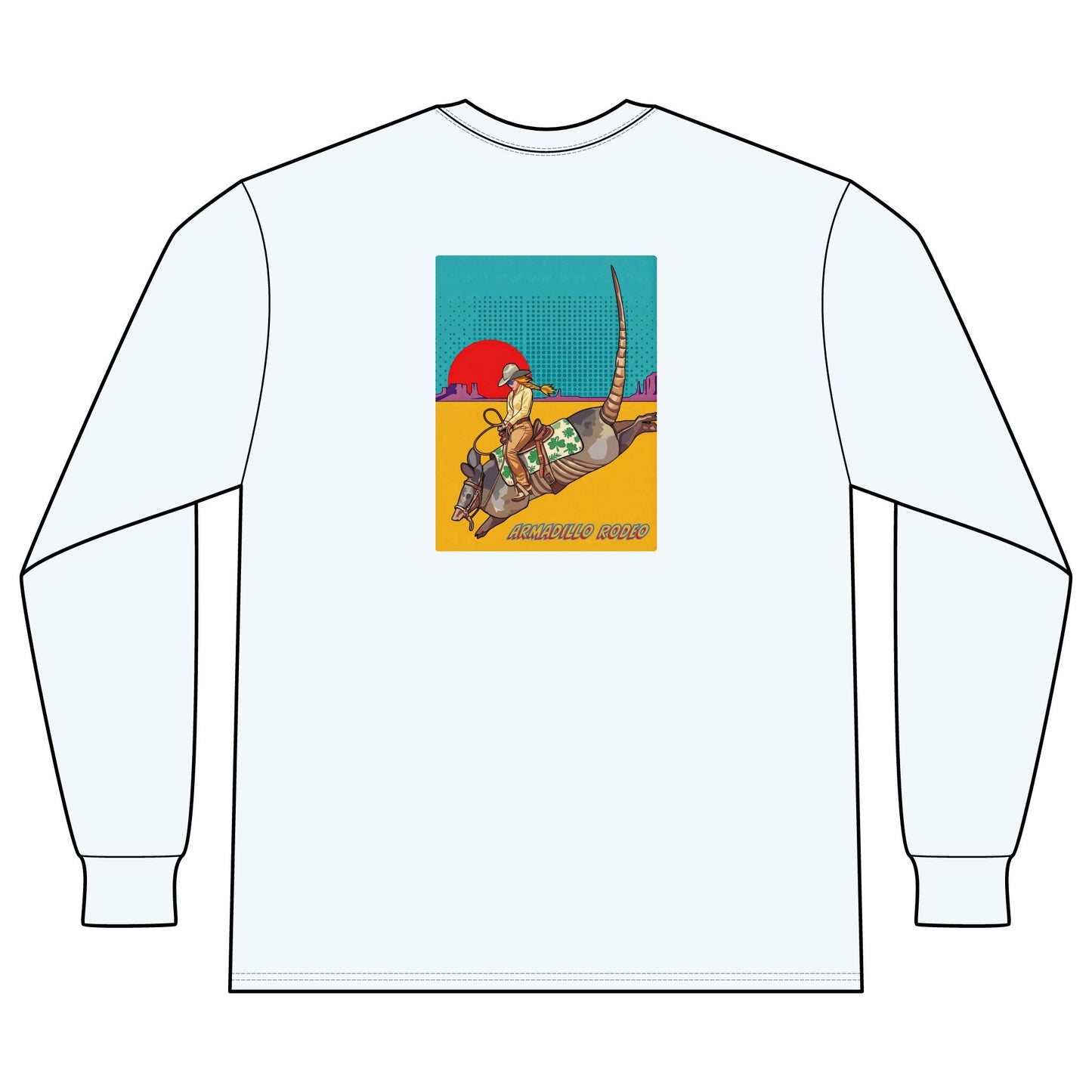Armadillo Comic Unisex Long Sleeve Organic Cotton Tee