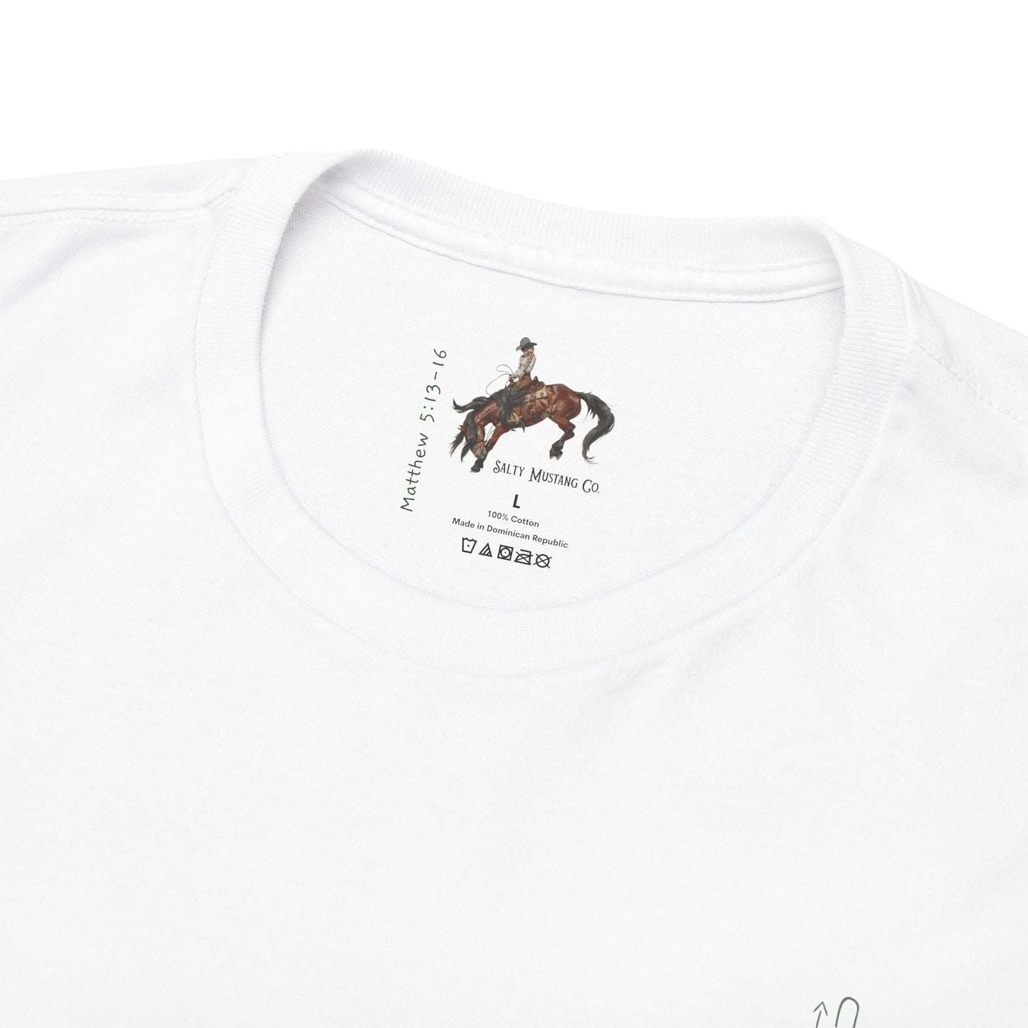Dublin, Texas Shamrock Bronc Rider Unisex Heavy Cotton Tee