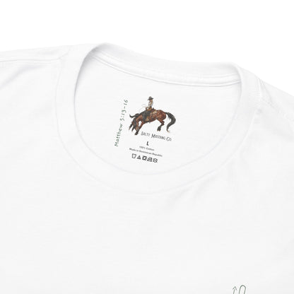Dublin, Texas Shamrock Bronc Rider Unisex Heavy Cotton Tee