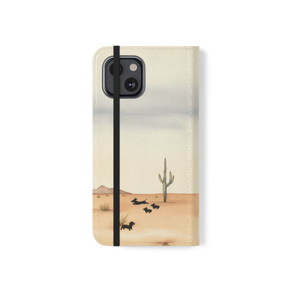 Salty Mustang Co. Lady Puncher Flip Wallet Phone Case (Samsung & iPhone)