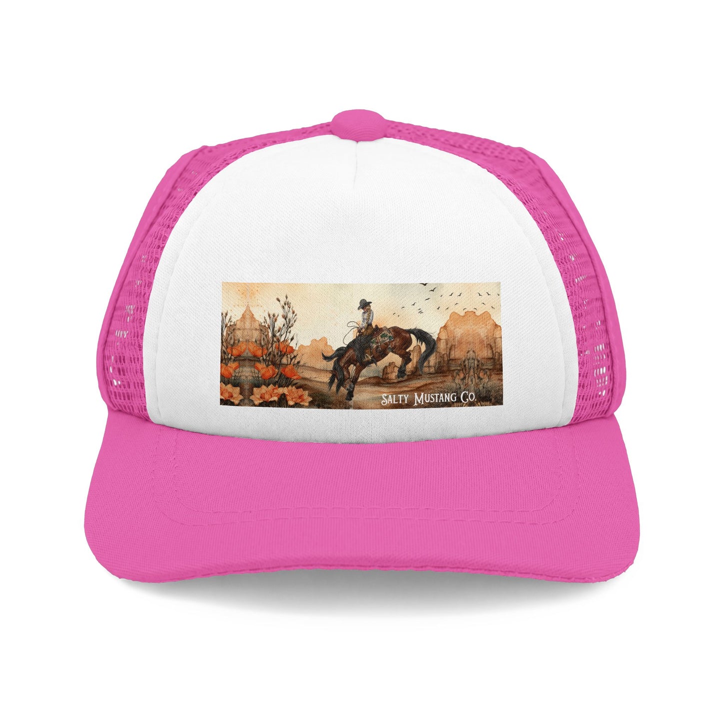 Canyon Flower Dog Foam Trucker Hat